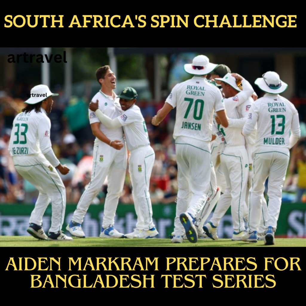 South Africa's Spin Challenge: Aiden Markram Prepares for Bangladesh Test Series